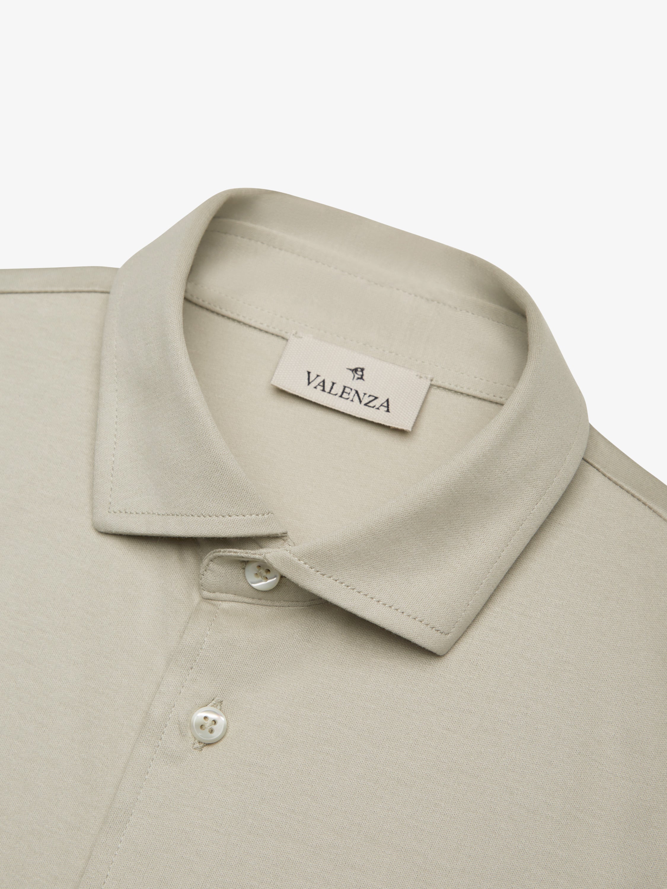 Interlock Supima Shirt S/S | Stone