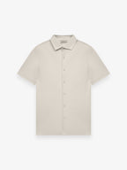 Supima Shirt Korte Mouwen | Parelgrijs