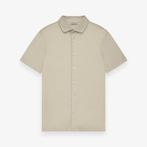 Supima Shirt Korte Mouwen | Beige