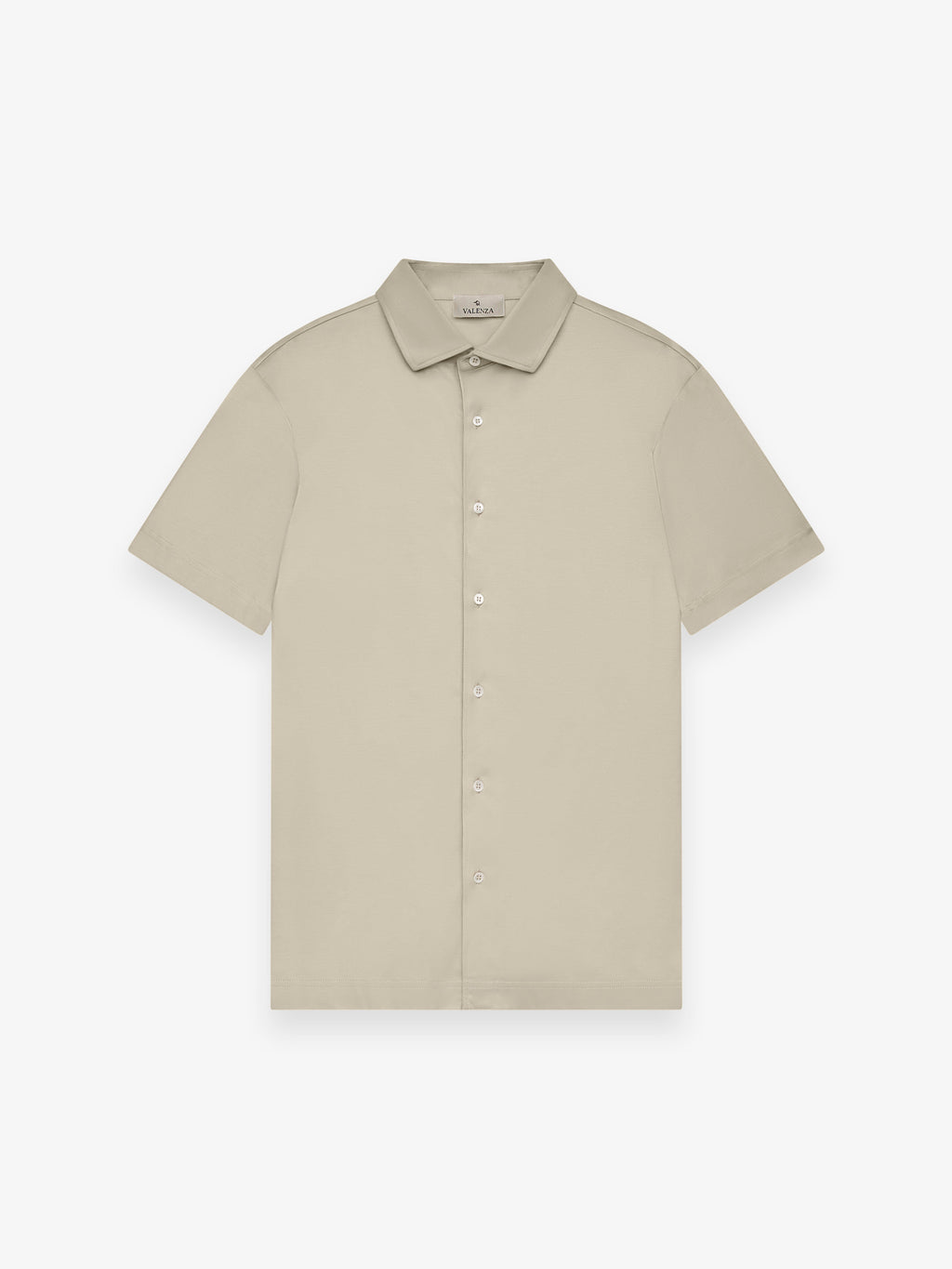 Supima Shirt Korte Mouwen | Beige