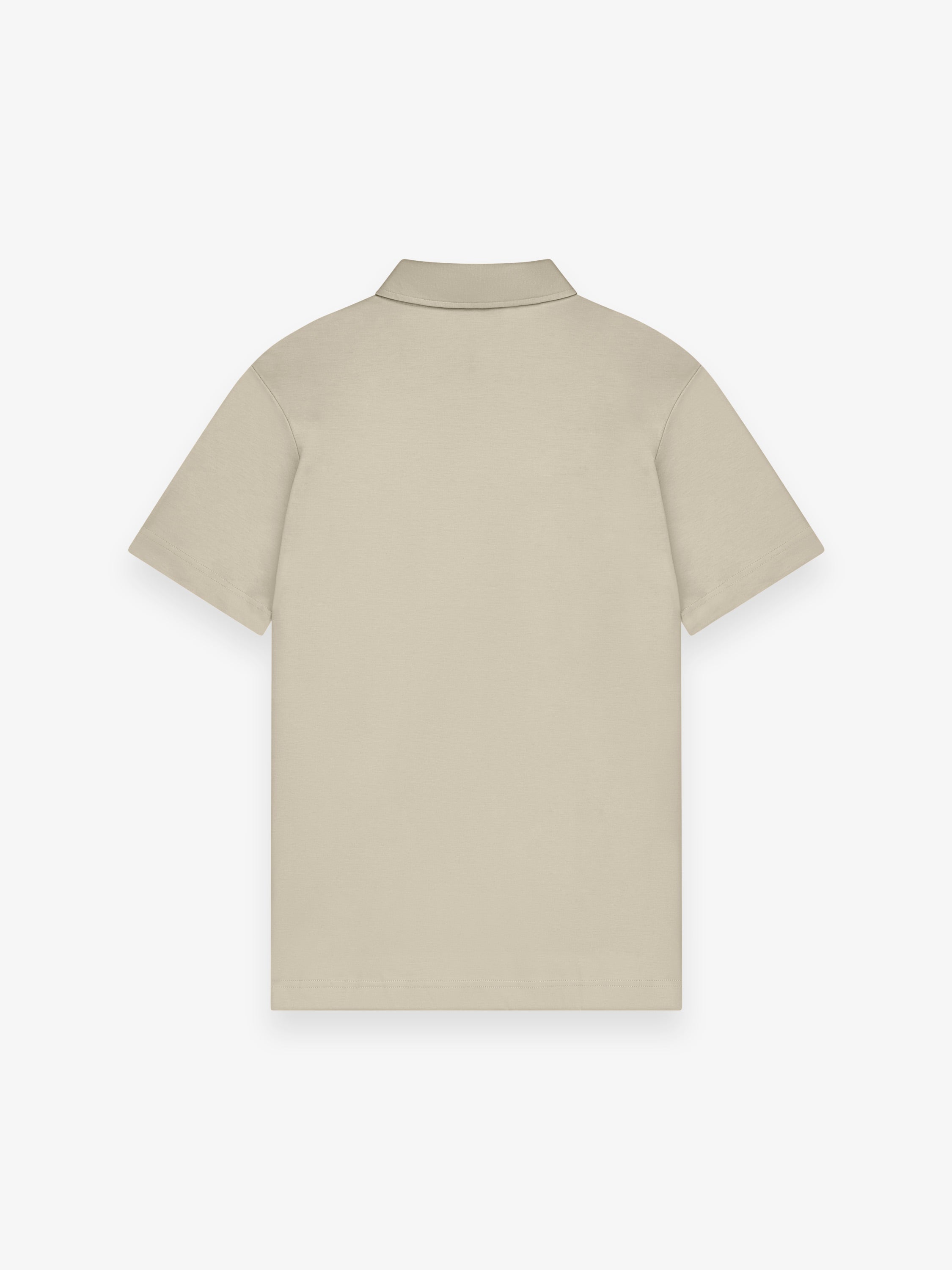 Supima Shirt Korte Mouwen | Beige