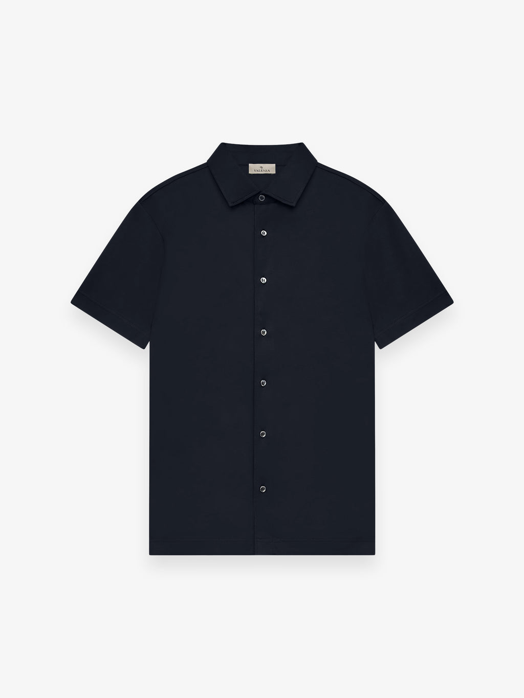 Supima Shirt Korte Mouwen | Marineblauw