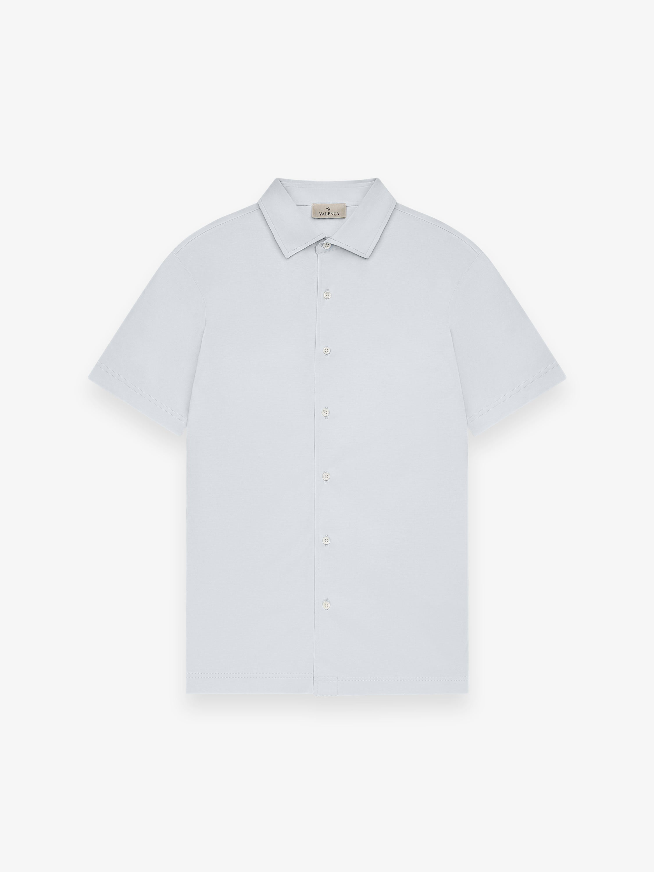 Interlock Supima Shirt S/S | Angel Blue