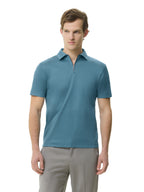 Supima Polo Zip Collar S/S | Monsoon