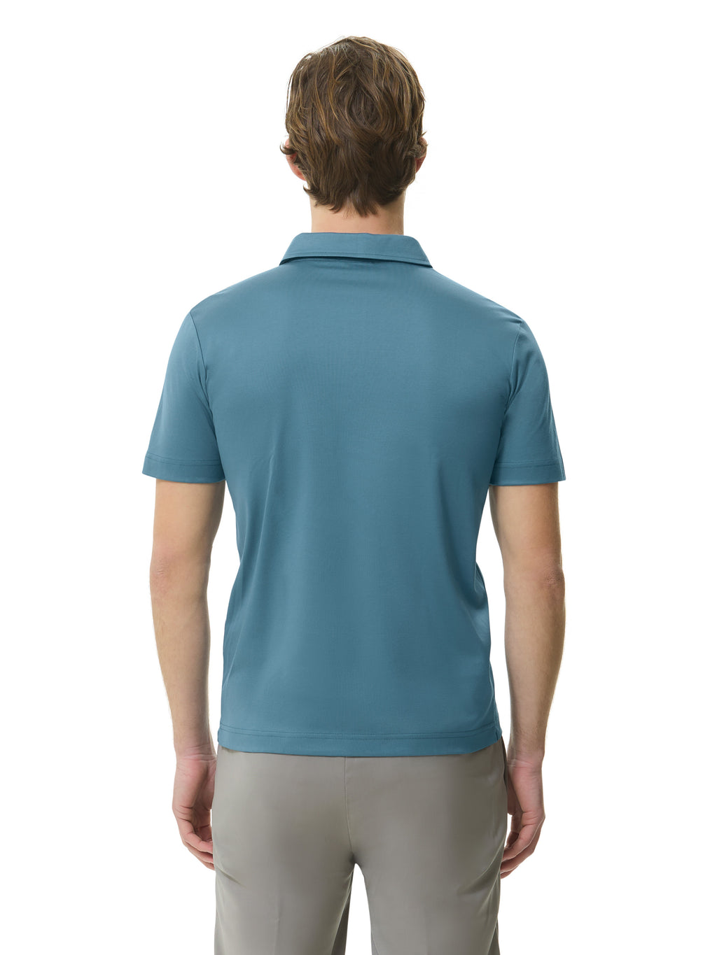 Supima Polo Zip Collar S/S | Monsoon