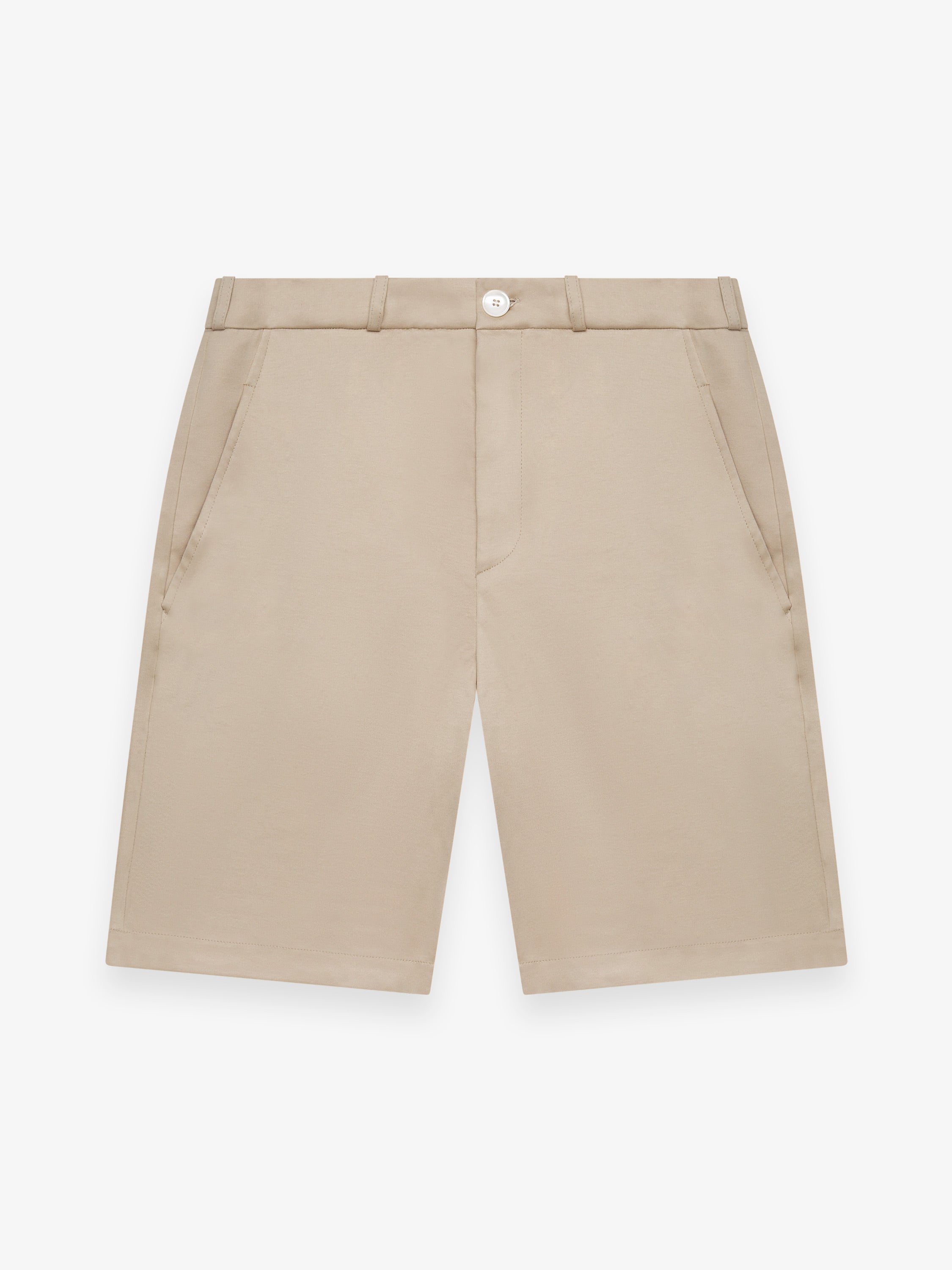 Supima Bermuda Shorts | Beige