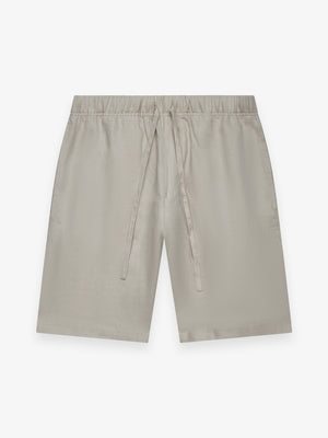 Shorts sportivi Stretch in lino | Beige Chiaro
