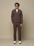 Tech Stretch Overshirt | Dark Brown