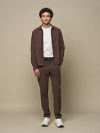 Tech Stretch Overshirt | Dark Brown