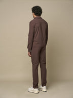 Tech Stretch Overshirt | Dark Brown