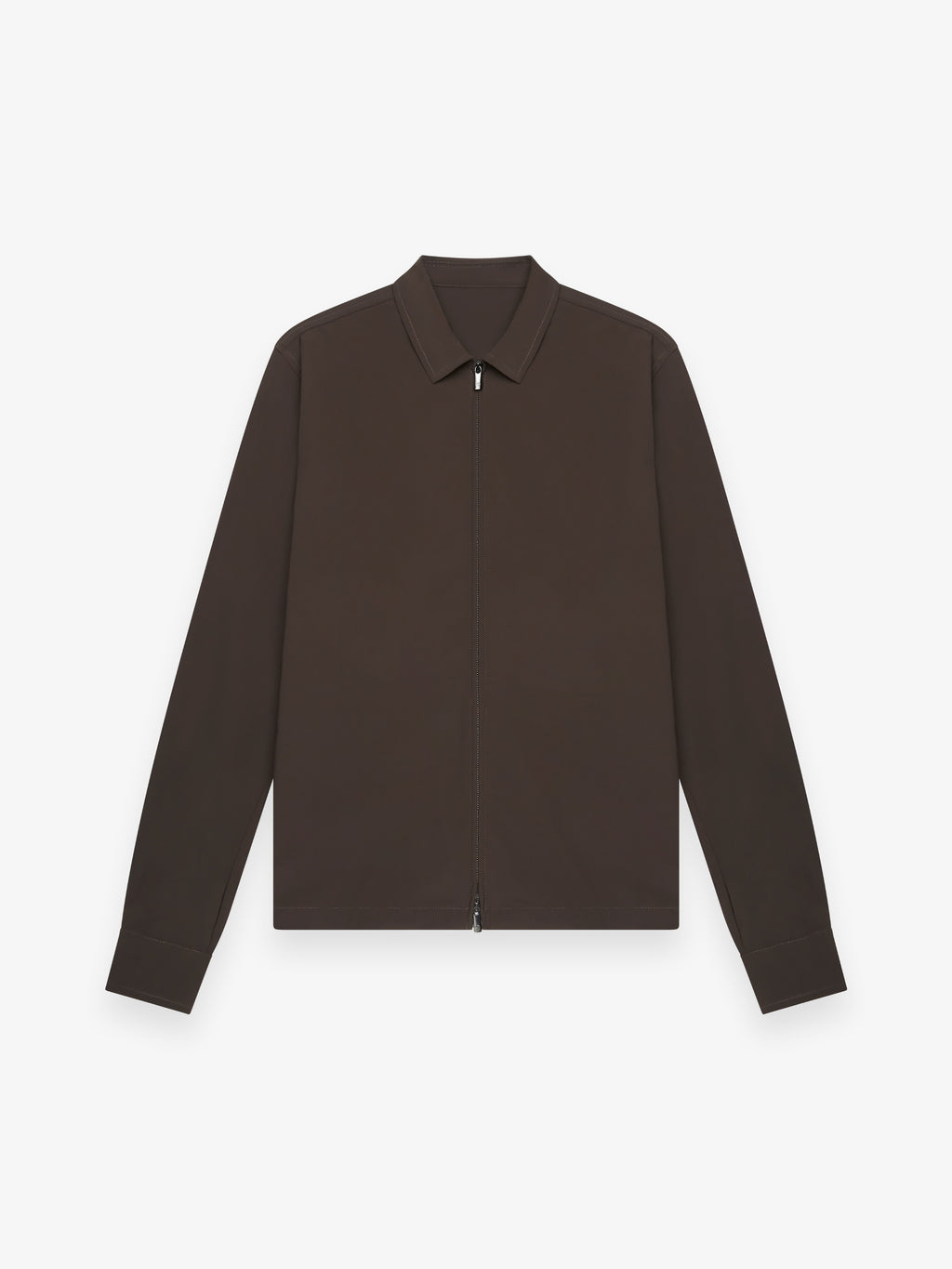 Tech Stretch Overshirt | Dark Brown