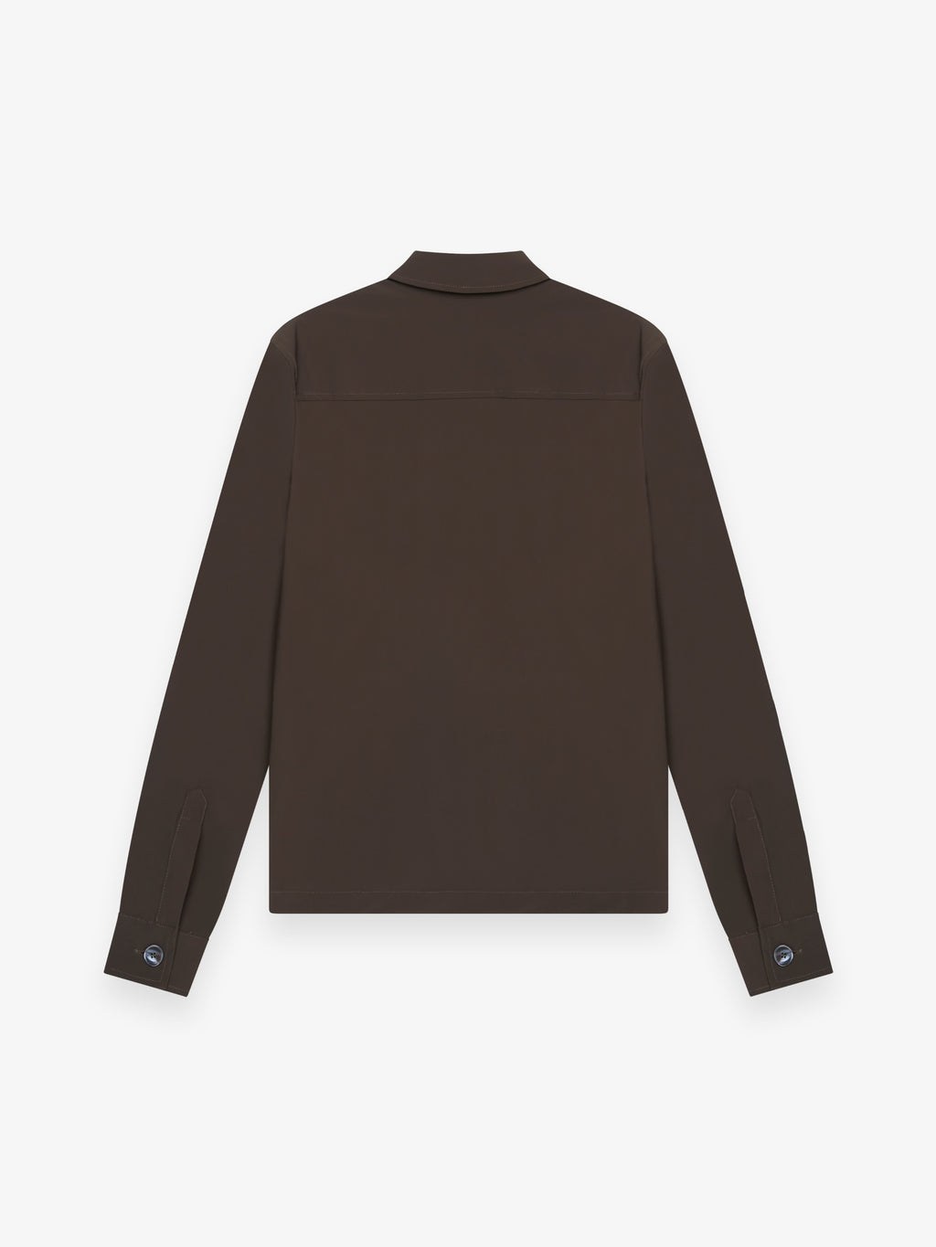 Tech Stretch Overshirt | Dark Brown