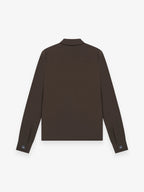 Tech Stretch Overshirt | Dark Brown