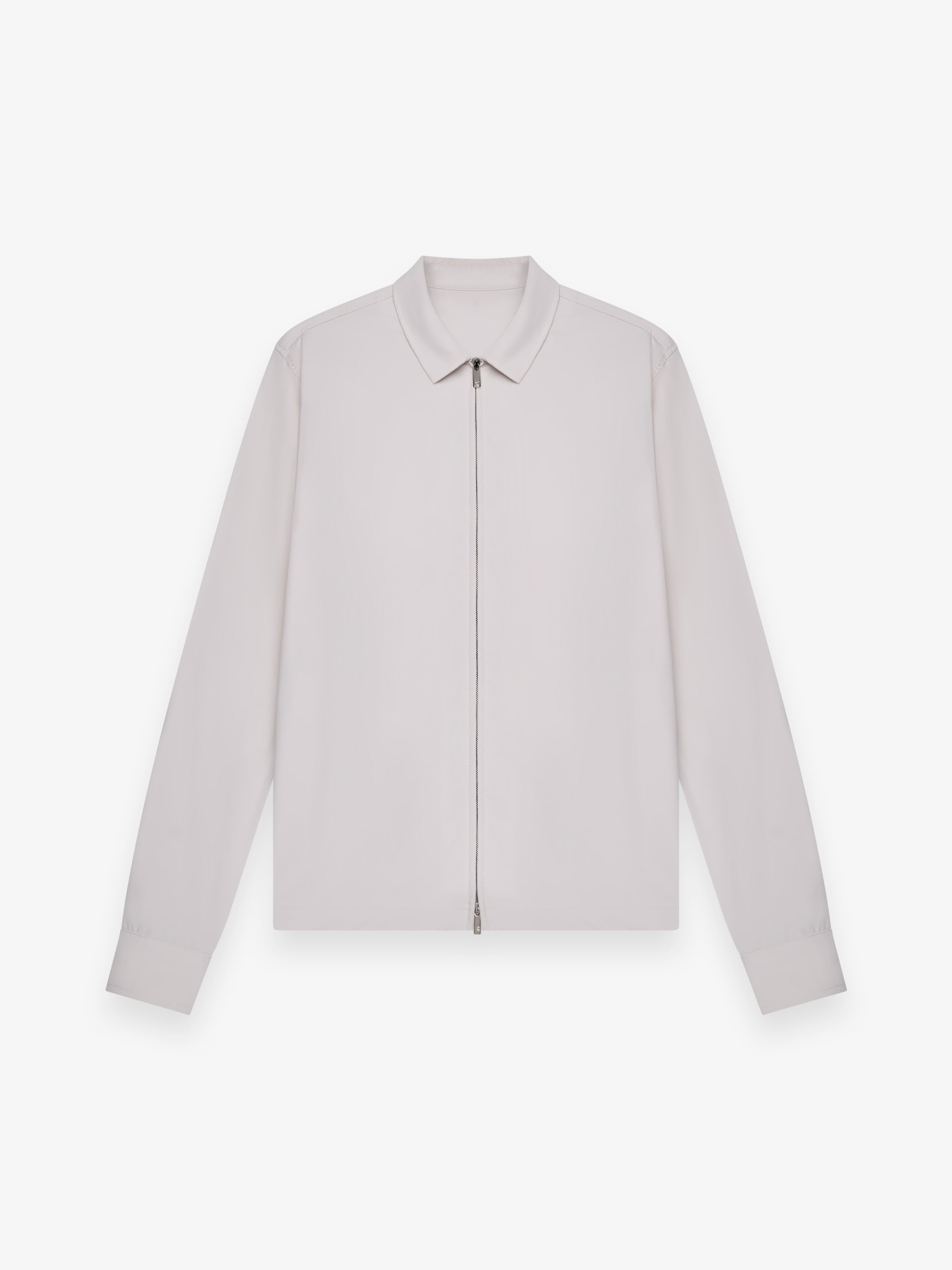 Tech Stretch Overshirt | Light Grey