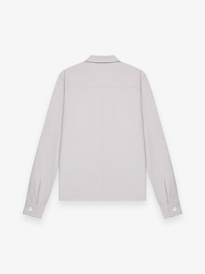 Tech Stretch-Überhemd | Hellgrau
