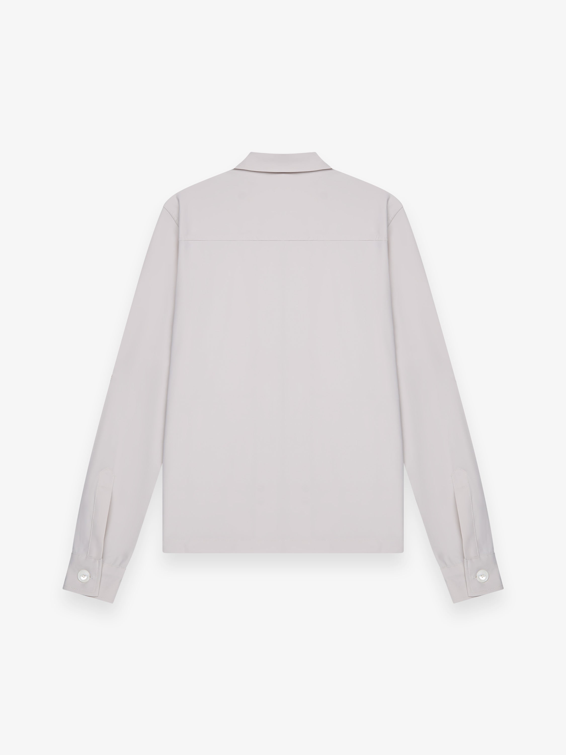 Tech Stretch Overshirt | Light Grey