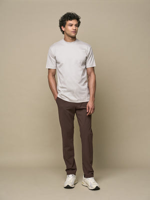 Interlock Supima T-Shirt | Perlgrau