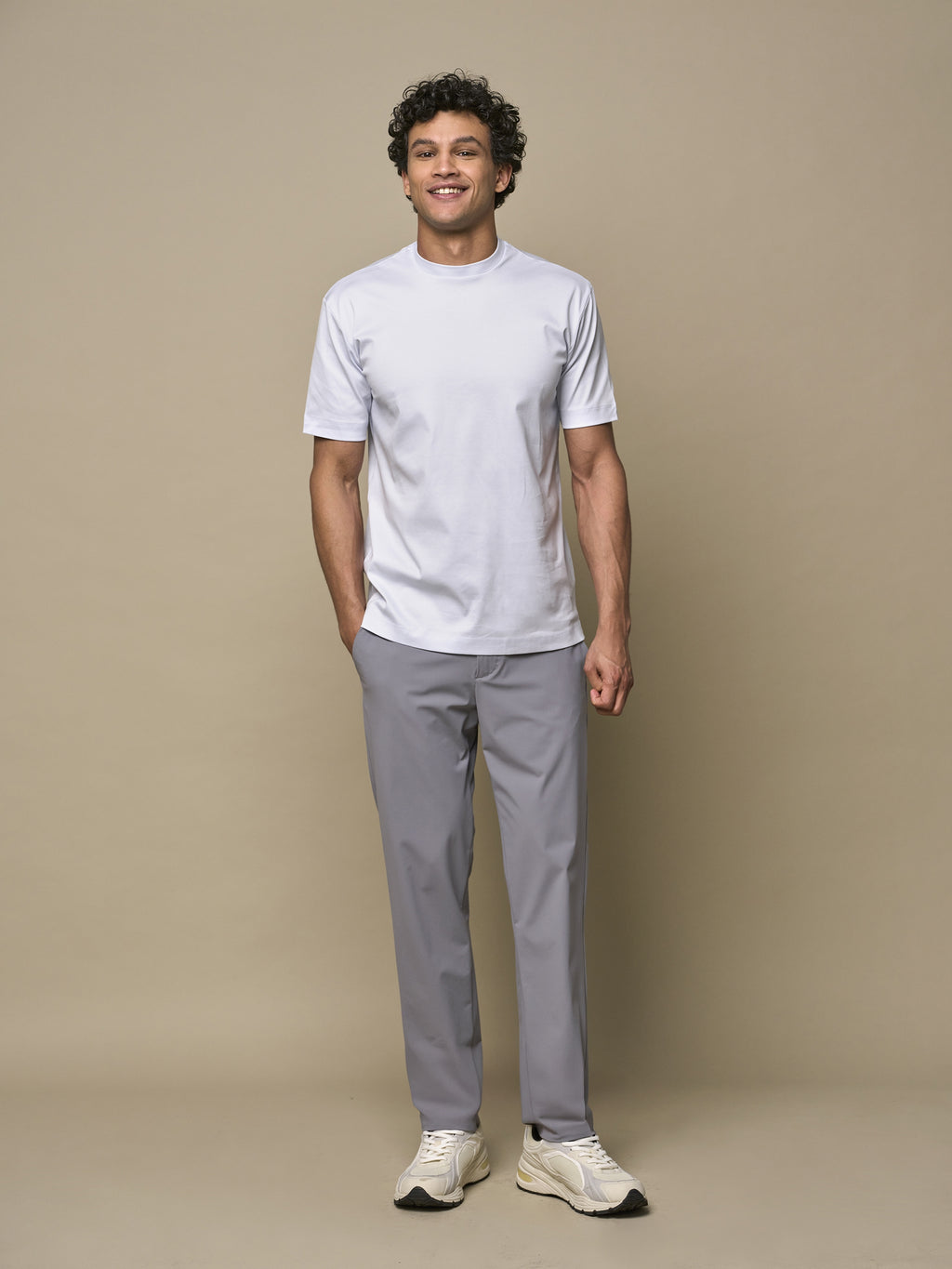 Interlock Supima T-Shirt | Hemels Blauw
