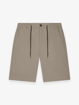 Tech Stretch Shorts | Beige Chiaro
