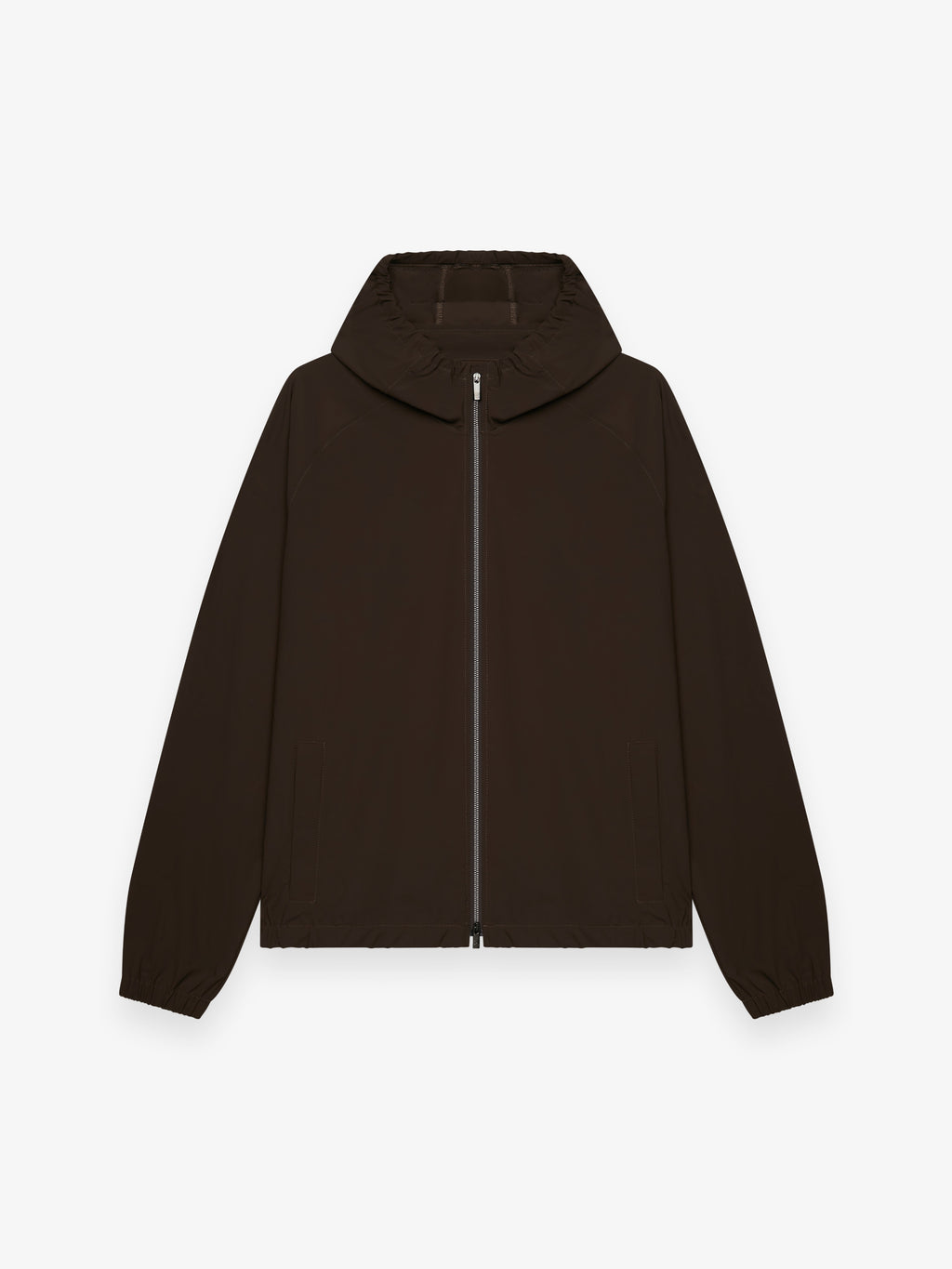 Giacca Tech Stretch con Cappuccio | Marrone Scuro