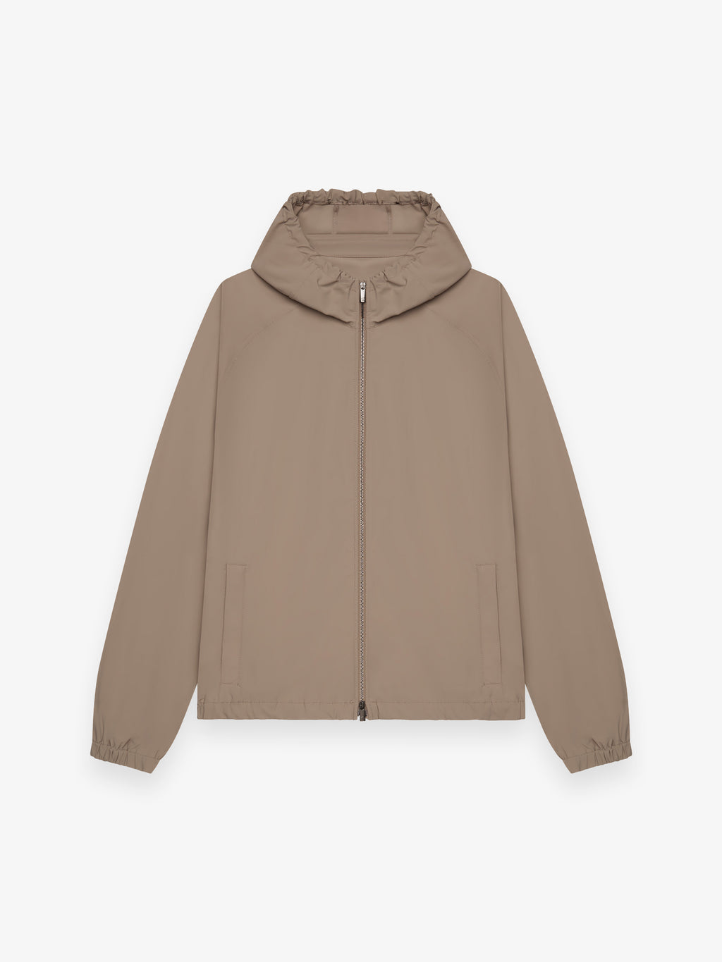 Giacca Tech Stretch con Cappuccio | Beige chiaro