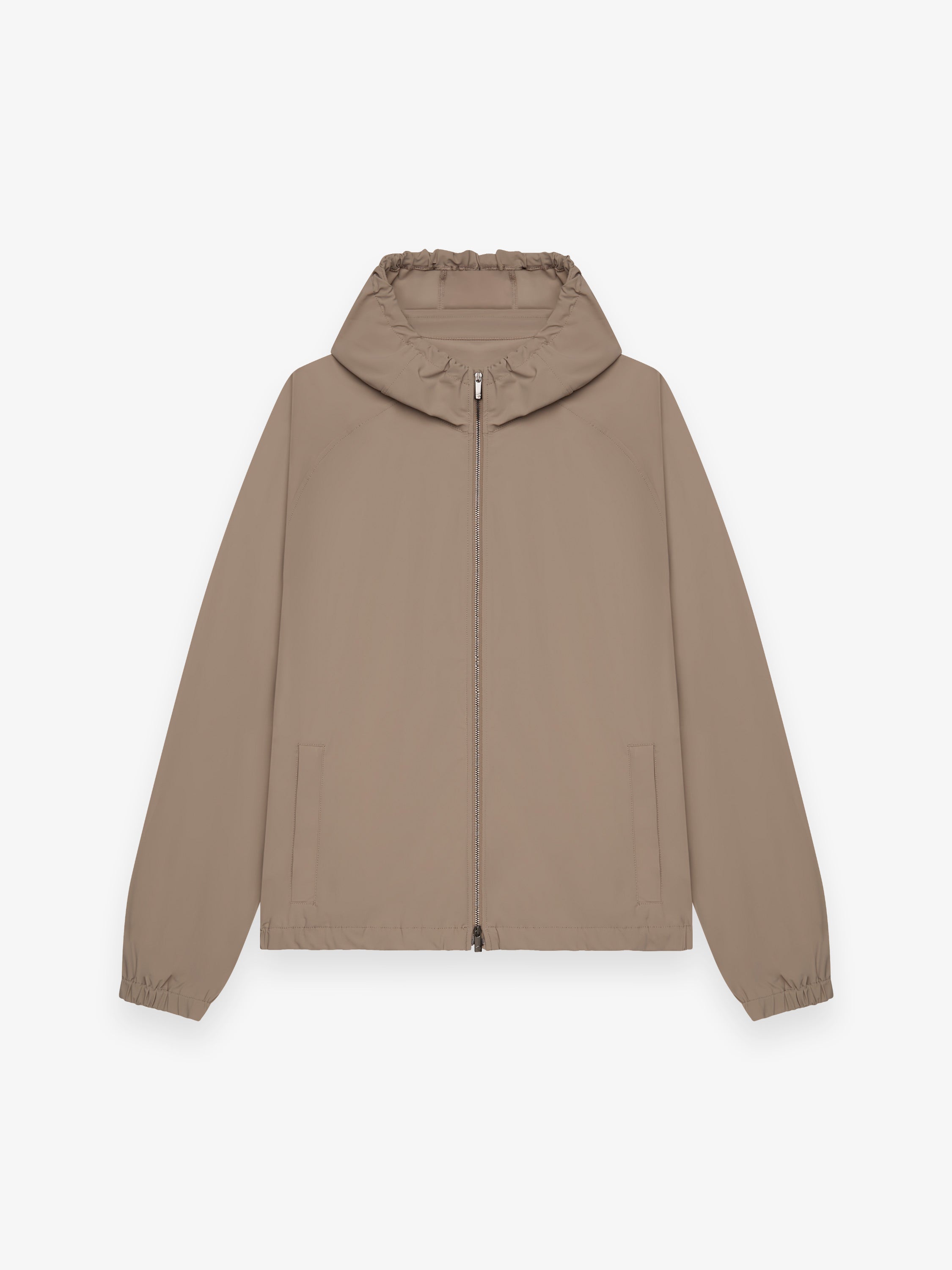 Giacca Tech Stretch con Cappuccio | Beige chiaro