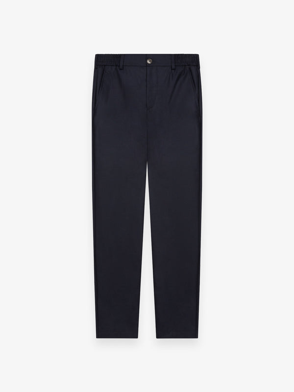 Pantaloni in flanella elasticizzata | Blu scuro