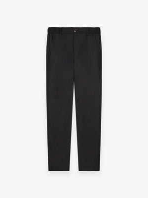 Pantaloni in flanella elasticizzata | Nero
