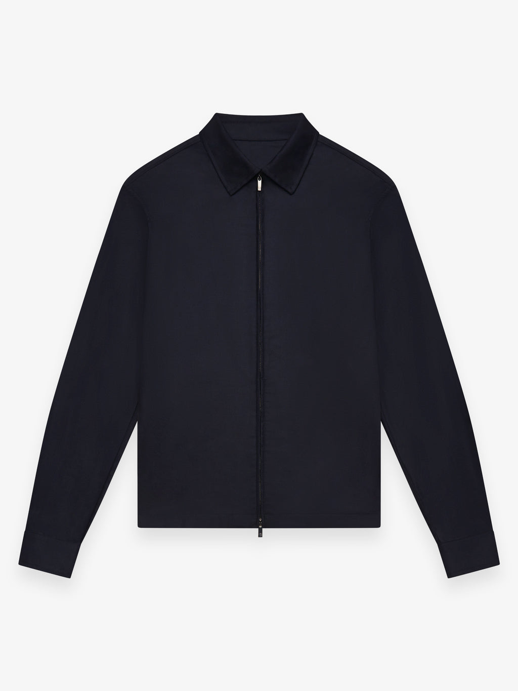 Flannel Stretch Overshirt | Dark Navy