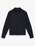 Flannel Stretch Overshirt | Dark Navy