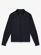 Flannel Stretch Overshirt | Dark Navy
