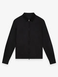 Flannel Stretch Overshirt | Black