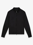Flannel Stretch Overshirt | Black