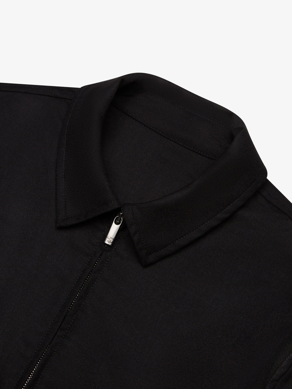 Flannel Stretch Overshirt | Black