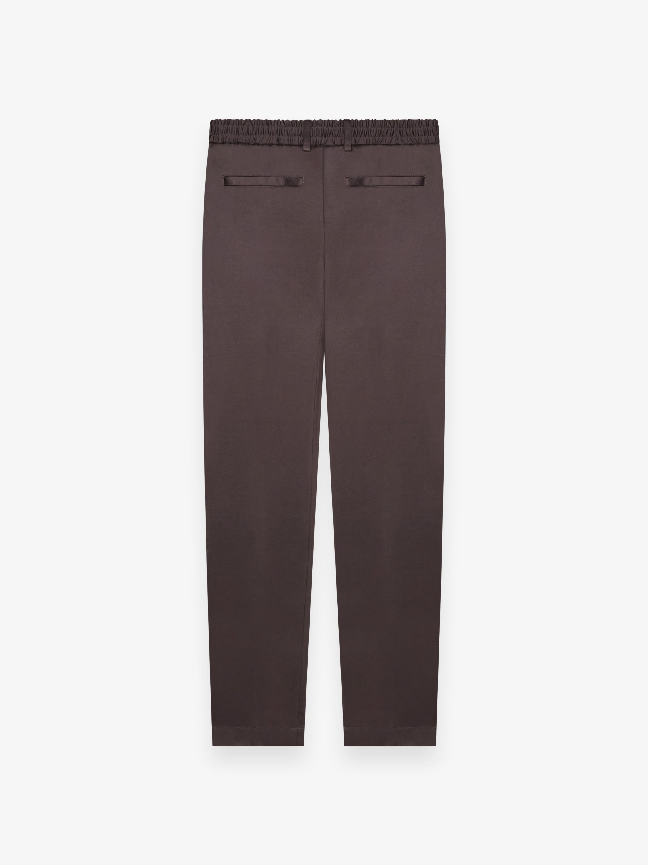 Supima Tapered Trousers | Asphalt