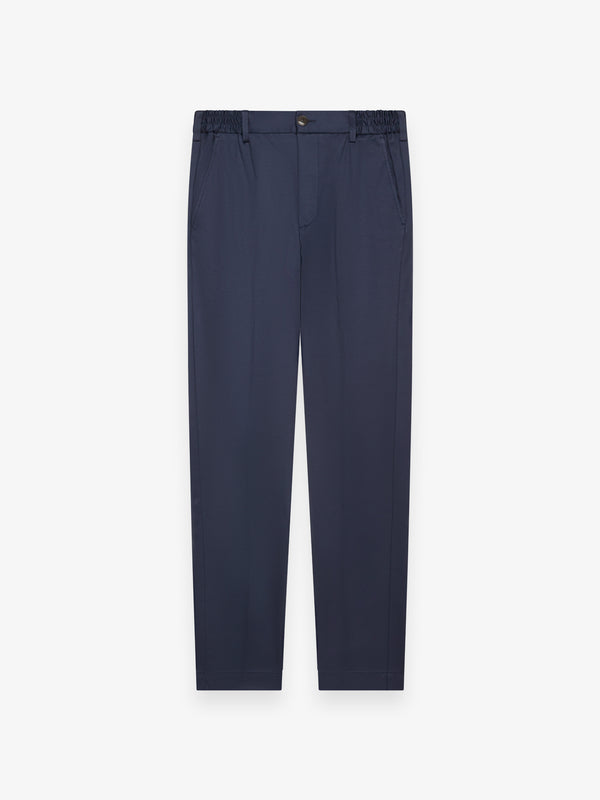 Heavy Supima Tapered Trousers | Navy