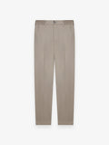 Supima Tapered Trousers | Lead Grey