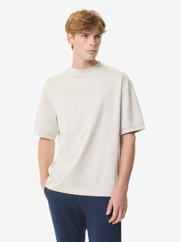 Heavy Supima Oversized T-Shirt | Pearl Grey