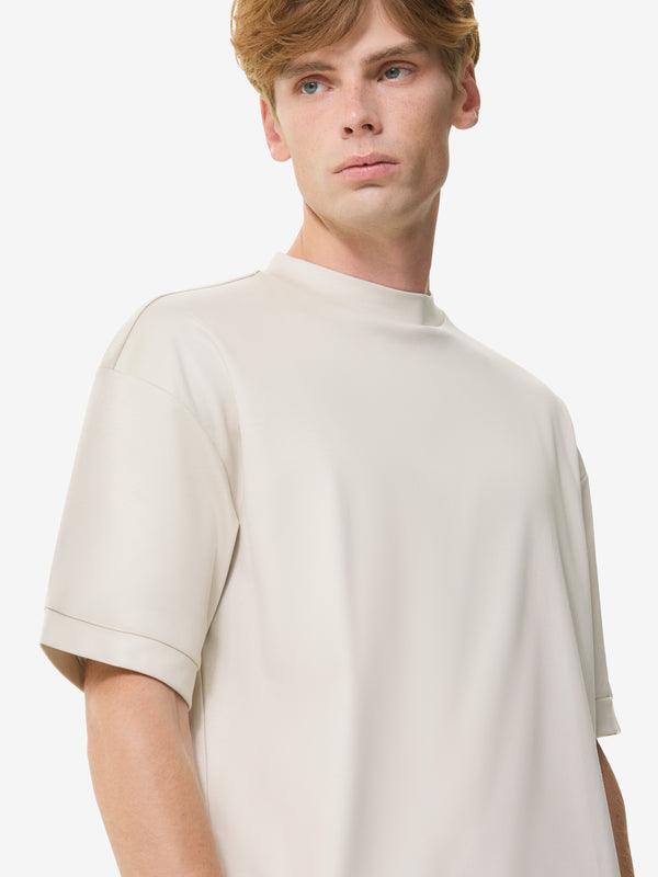 Heavy Supima Oversized T-Shirt | Pearl Grey