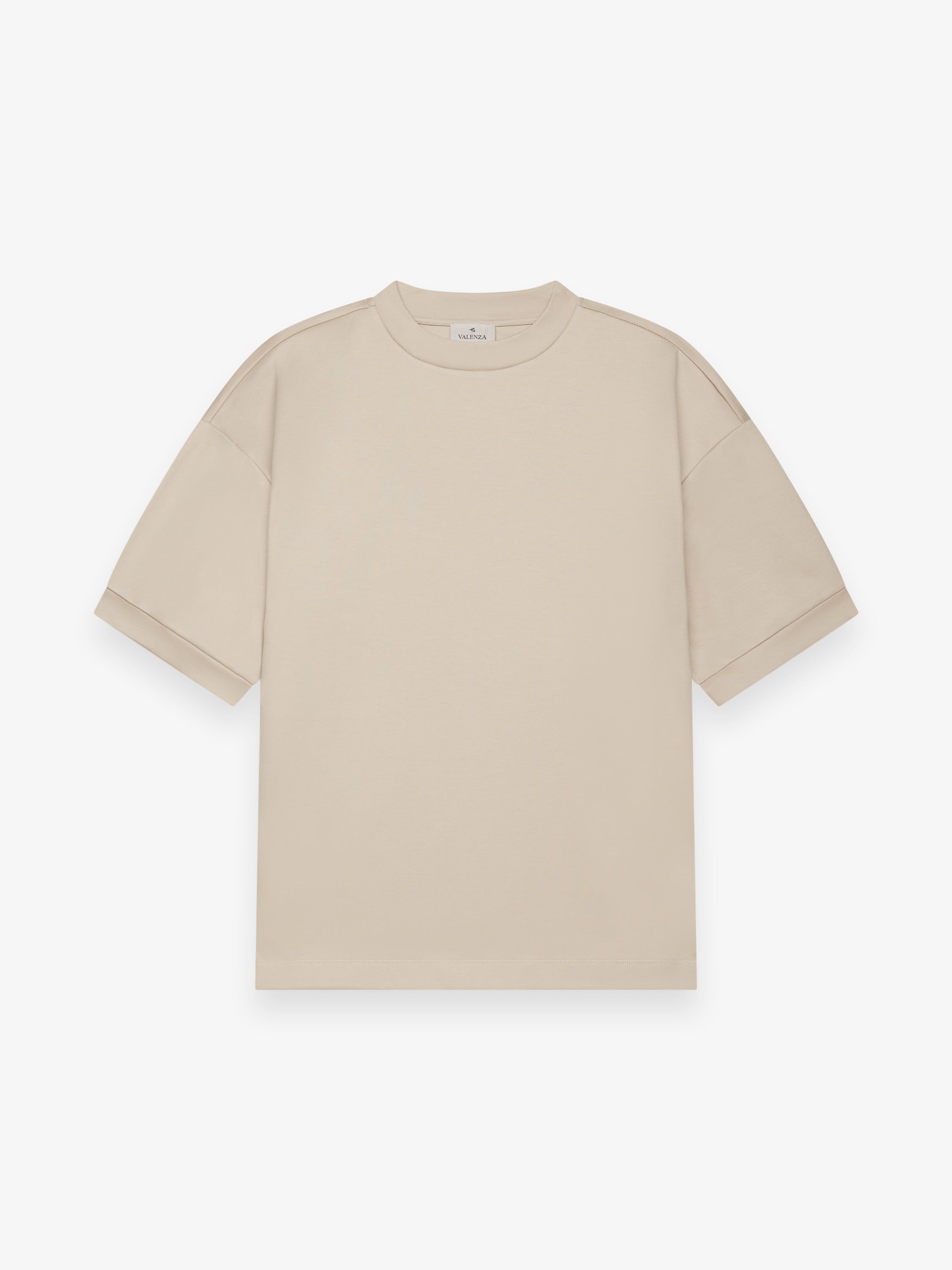 Heavy Supima Oversized T-Shirt | Beige