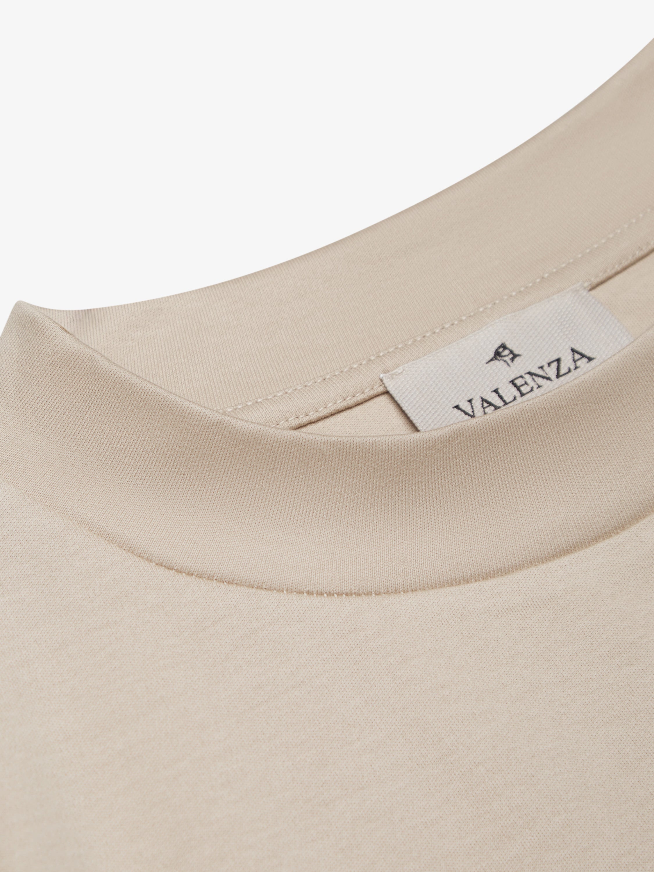 Heavy Supima Oversized T-Shirt | Beige
