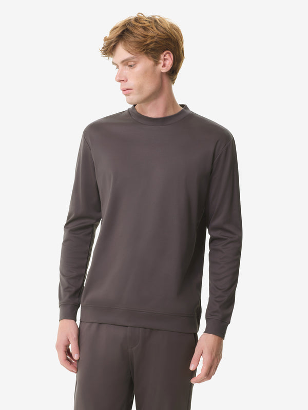 Heavy Supima Sweater | Asphalt