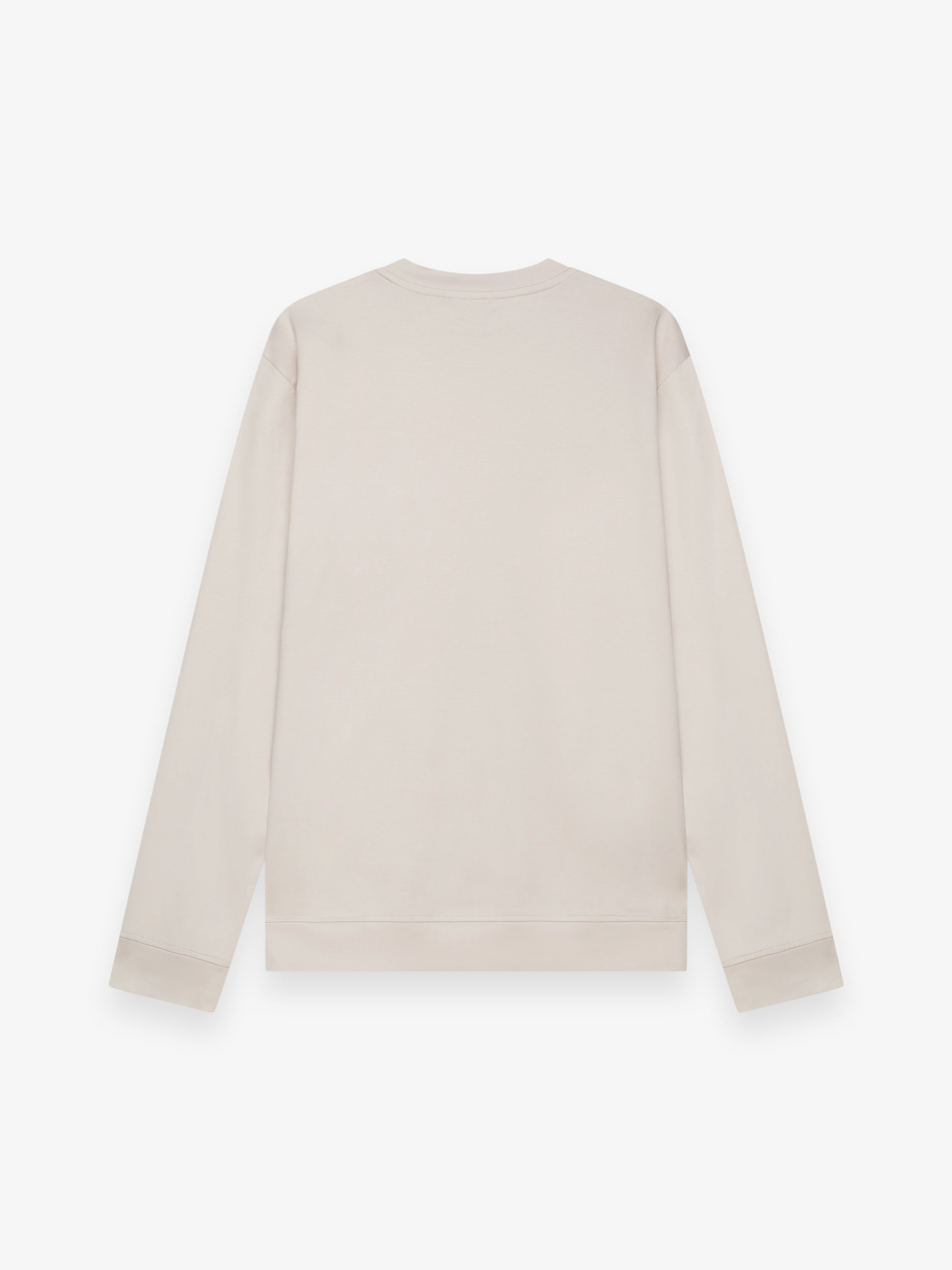 Heavy Supima Sweater | Pearl Grey
