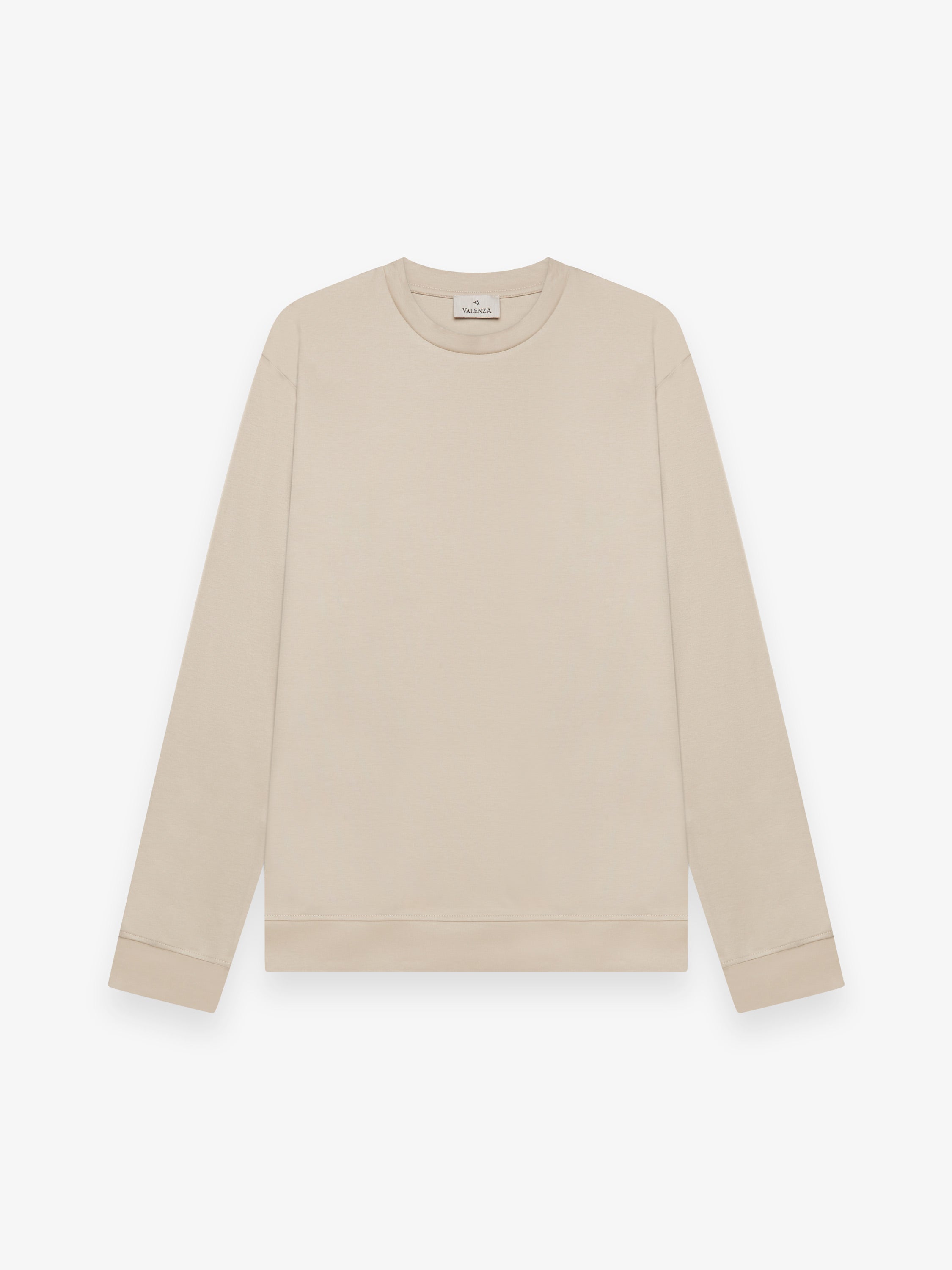 Pull épais en soie Supima | Beige