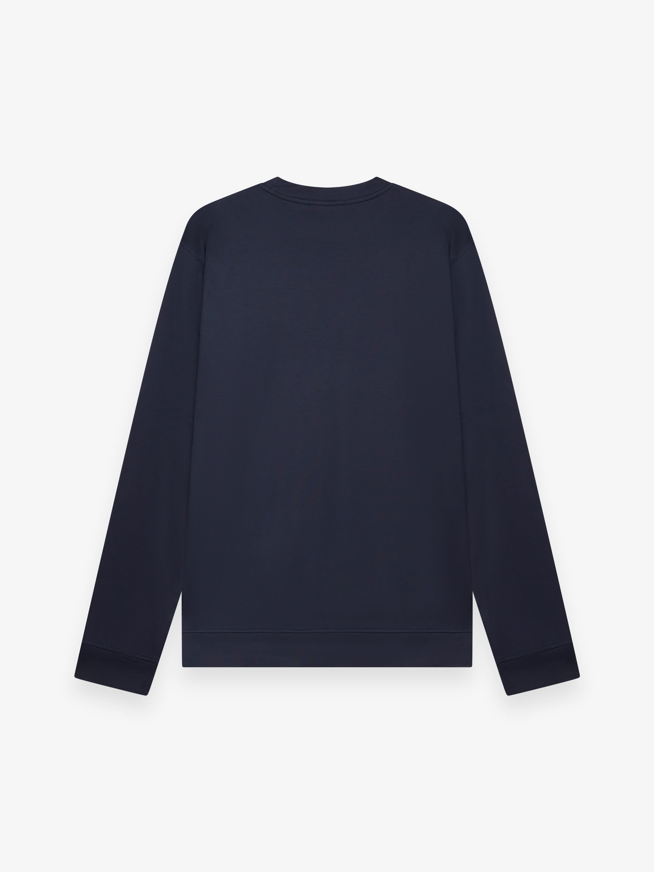 Pull épais en soie Supima | Bleu marine