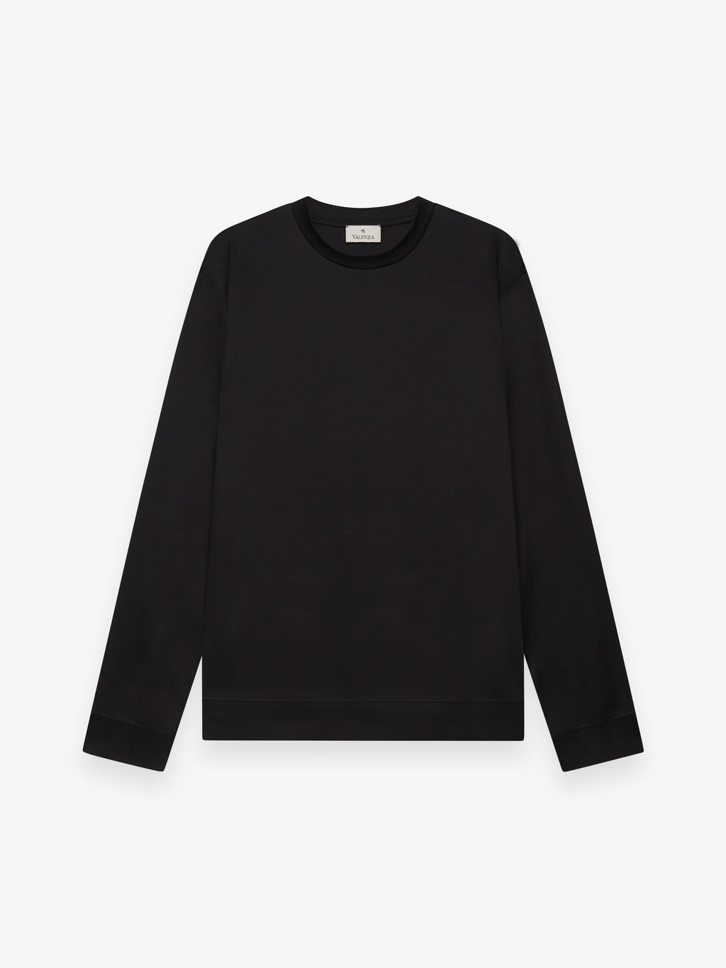 Heavy Supima Sweater | Black