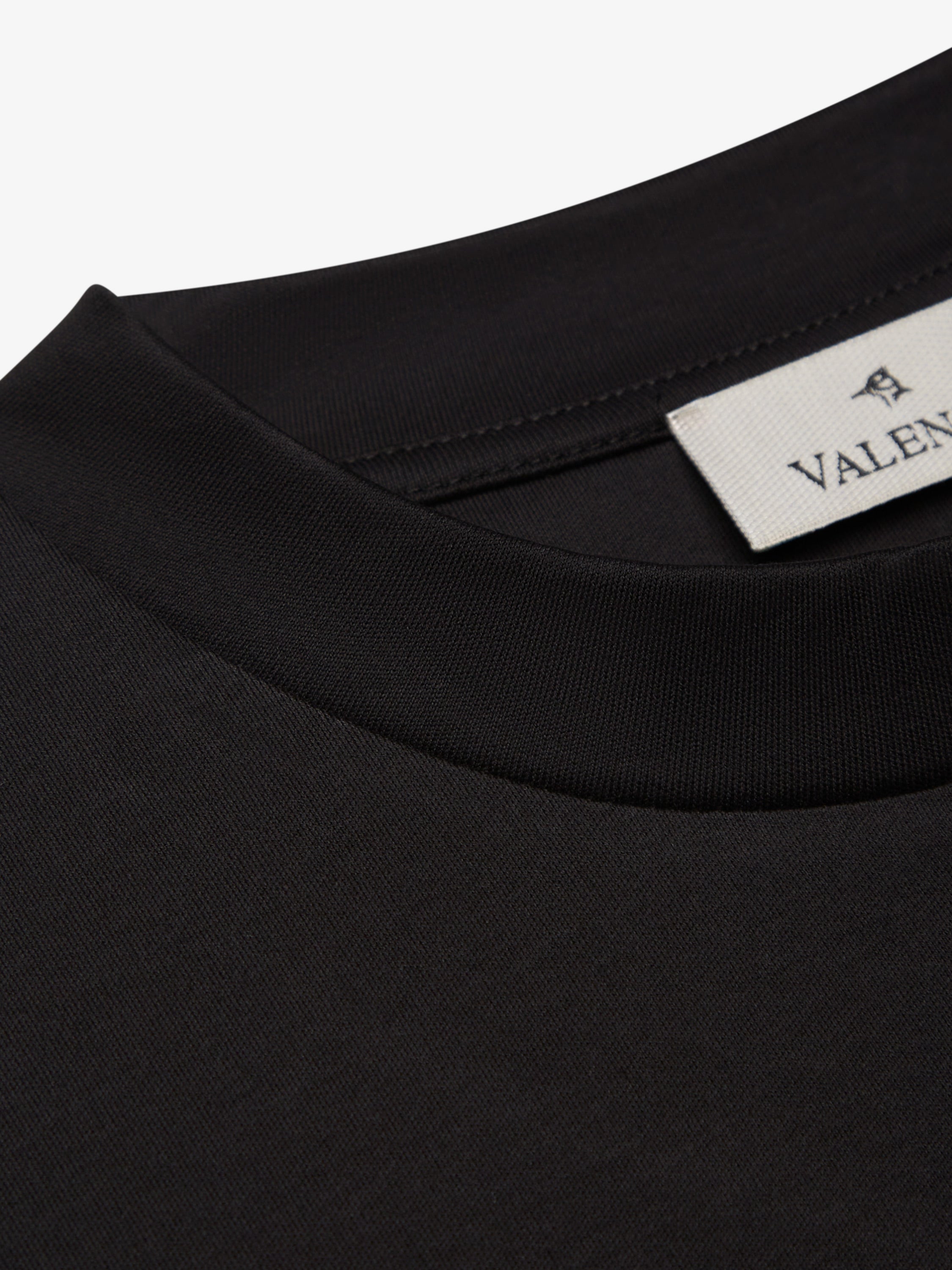 Heavy Supima Sweater | Black