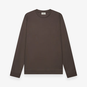 Heavy Supima Sweater | Ebony Brown