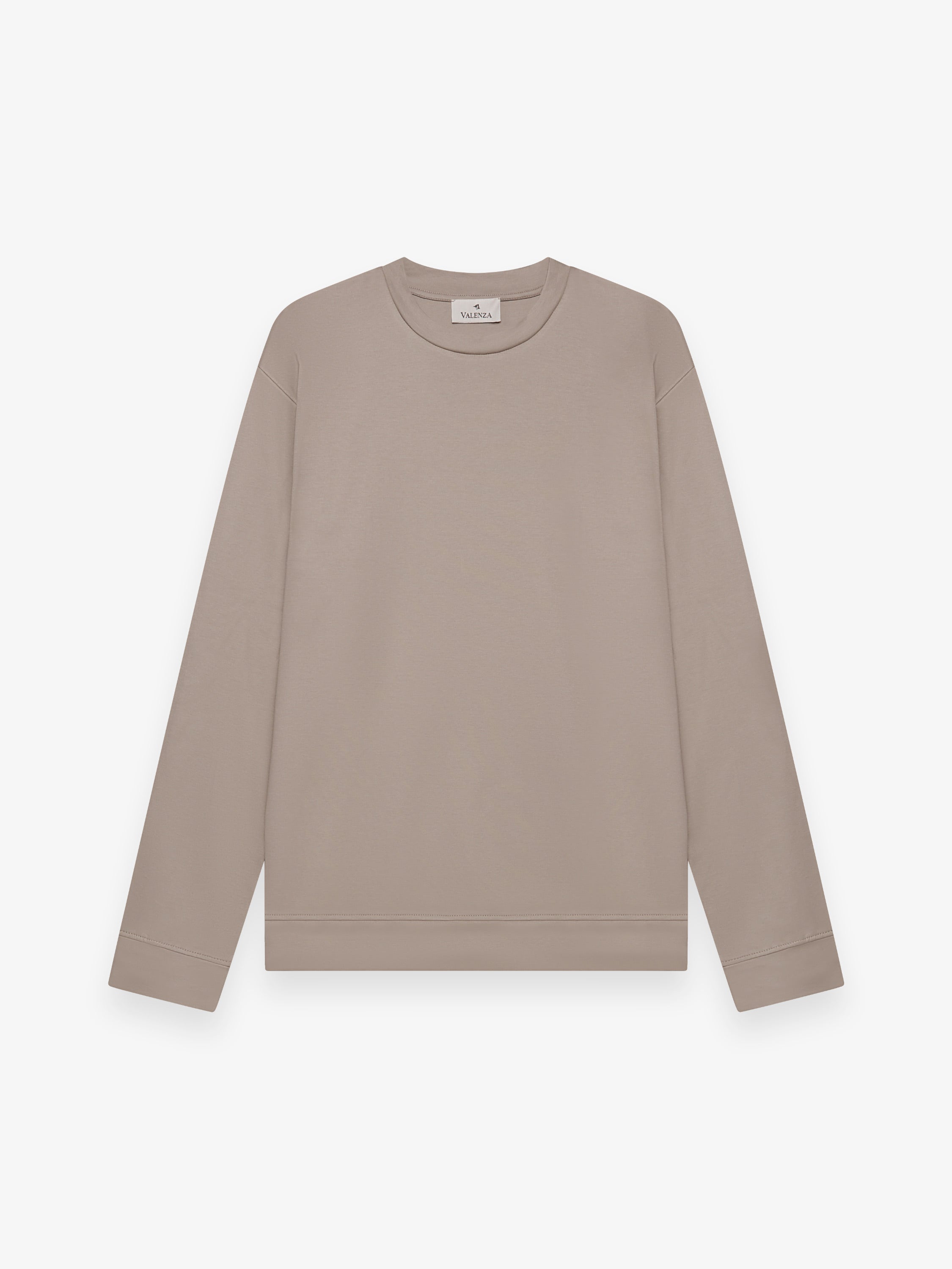 Heavy Supima Sweater | Lead Grey