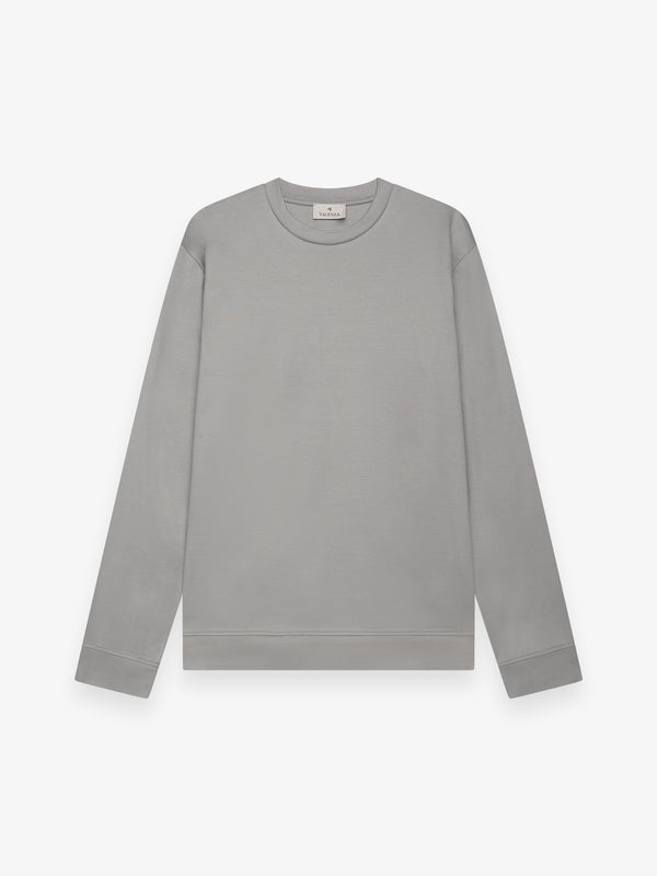 Heavy Supima Sweater | Grey